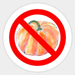 Anti Halloween – no pumpkin! Sticker